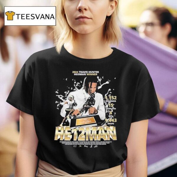 Travis Hunter Heman Winner Colorado Buffaloes Football T Shirt