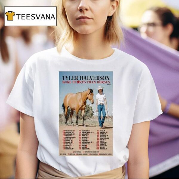 Tyler Halverson More Hearts Than Horses Tour Dates June Oklahoma City Ok T Shirt