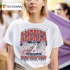 United Ish States Of America Red White And Pew Pew Pew These Cats Don T Run Max Collegiate T Shirt