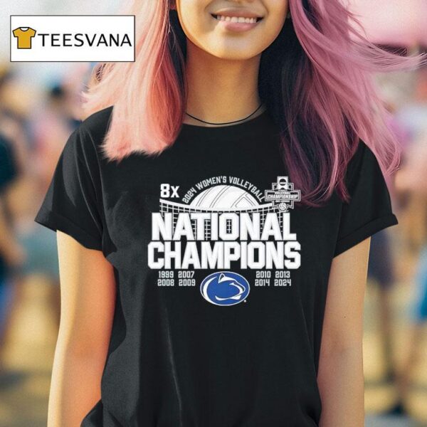 X National Penn State Nittany Lions Women Volleyball Champions T Shirt