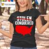 America Stolen Conquered Map T Shirt