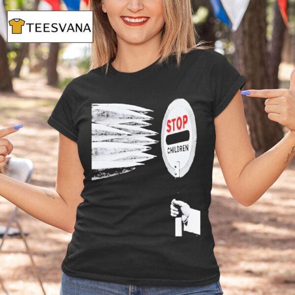 Anti Nuclear Movement House X Peter Kennard Stop Children T Shirt