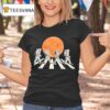 Astronauts Walking Across Under Mars T Shirt