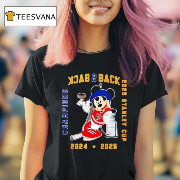 Back To Back Champions Stanley Cup Mickey T Shirt