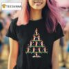 Basenji Dogs Christmas Tree T Shirt