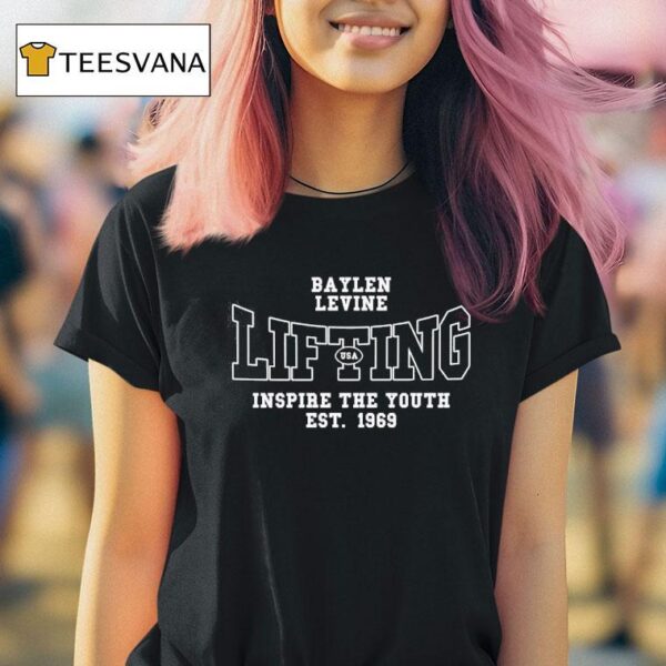Baylen Levine Lifting Inspire The Youth Est T Shirt