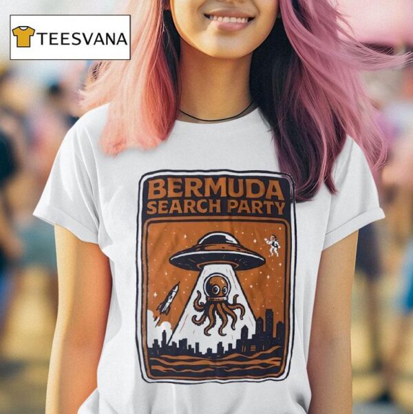 Bermuda Search Party Ufo Octupus T Shirt