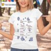 Blonde Redhead Tour June July T Shirt
