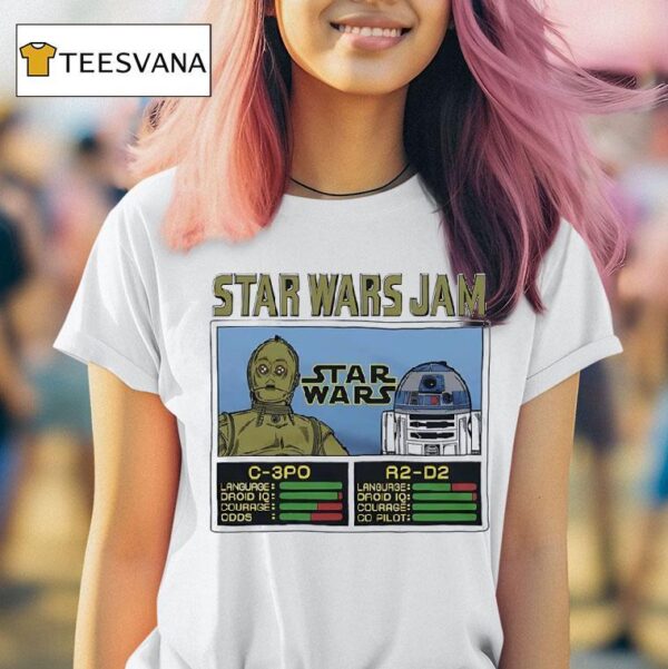 C Po And R D Star Wars Jam T Shirt