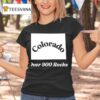 Click Hole Colorado Over Rocks T Shirt
