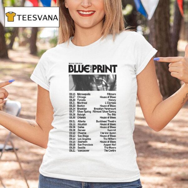 Colde Blueprint World Tour T Shirt