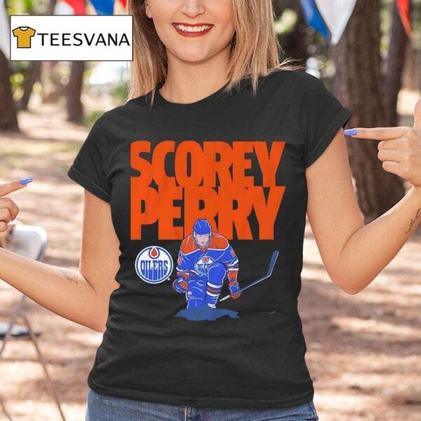 Corey Perry Edmonton Oilers Hockey Cartoon T Shirt
