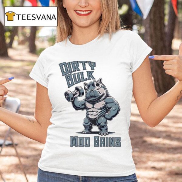 Dirty Bulk Moo Gains Dom Mazzetti T Shirt