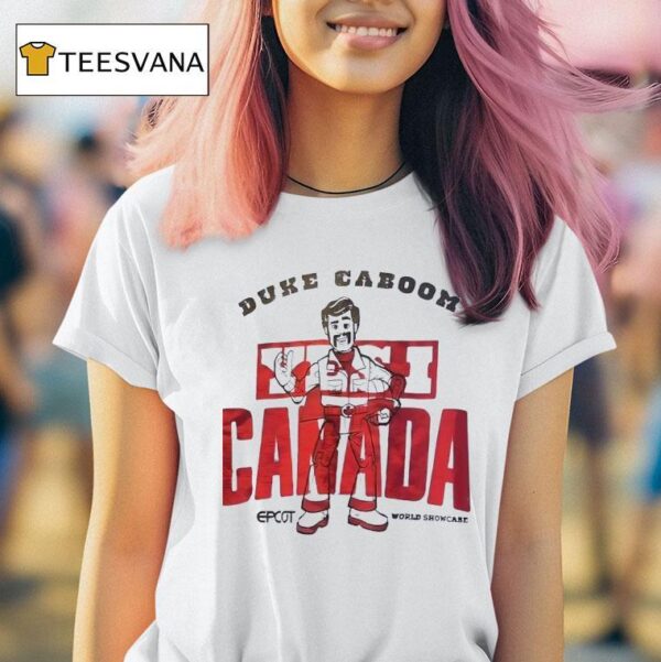 Duke Caboom Yusi Canada Epcot World Showcase T Shirt
