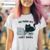 Emailing Cat As Purr My Last Email T Shirt