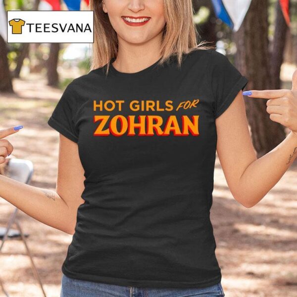Emily Ratajkowski Wearing Hot Girls For Zohran T Shirt