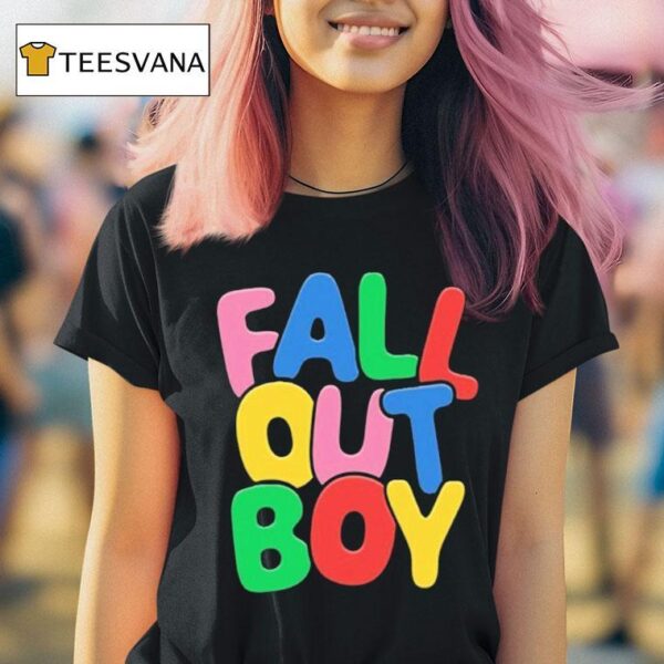 Fall Out Boy Bubble Logo T Shirt