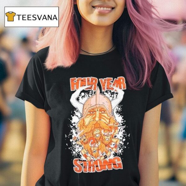 Four Year Strong Viking Beard T Shirt