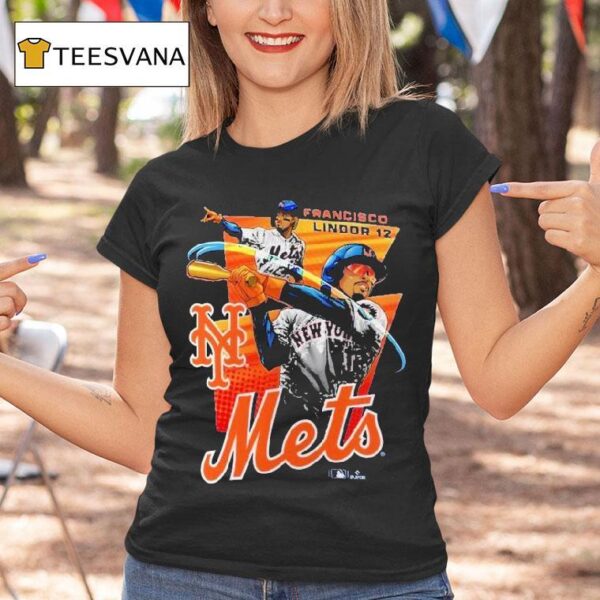 Francisco Lindor New York Mets Anime T Shirt