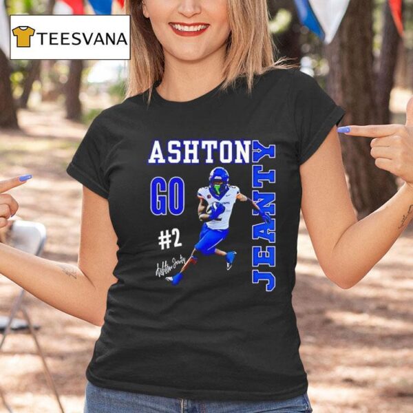 Go Ashton Jeanty Boise State Broncos T Shirt