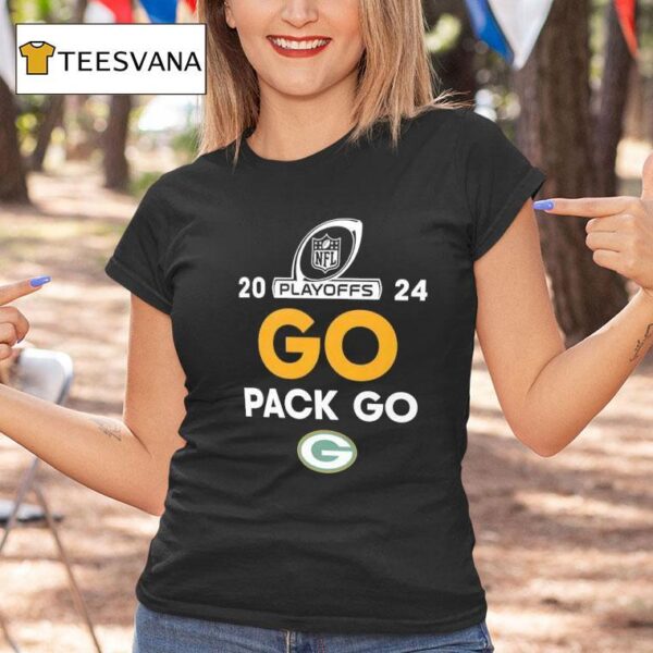 Go Pack Go Green Bay Packers Nfl Playoffs T Shirt