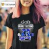 God First Family Second Then Duke Blue Devils Football Mascot T Shirt