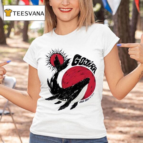 Gojira Whale Moon Sun T Shirt