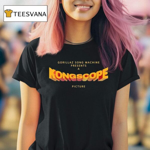 Gorillaz Song Machine Presents A Kongscope Picture T Shirt
