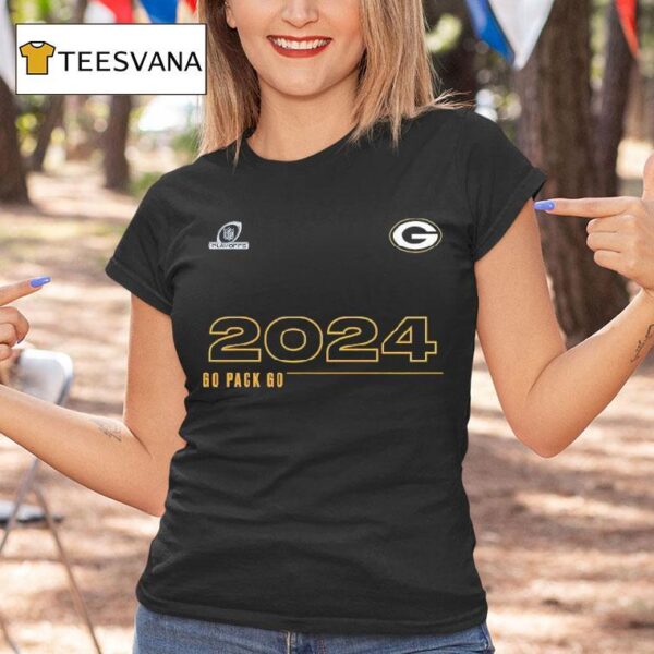Green Bay Packers Go Pack Go Nfl Playoffs T Shirt