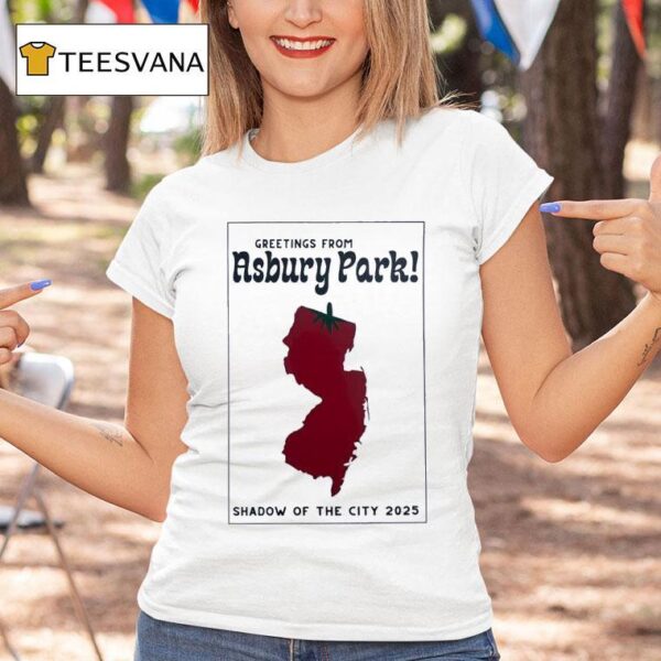 Greetings From Asbury Park Shadow Of The City T Shirt