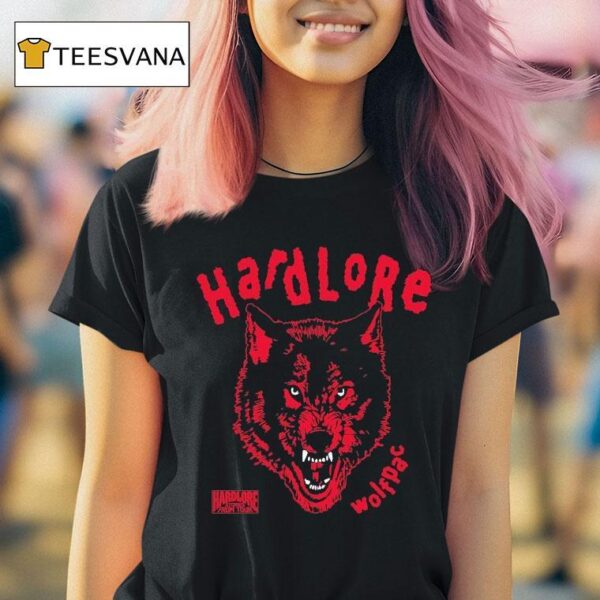 Hardlore Wolfpac From Tour T Shirt