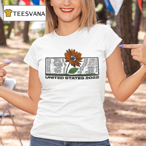 Higher Power Flower United States Tour Dates T Shirt