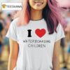 I Love Waterboarding Children T Shirt