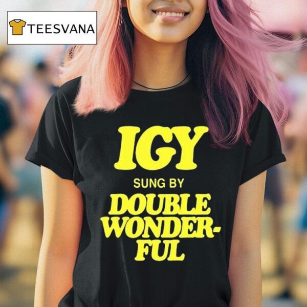Igy Sung By Double Wonderful Concer T Shirt