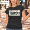Indiana Indy License Plate T Shirt