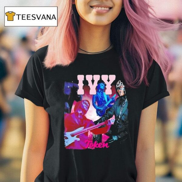 Ivy Token Playing Guitar Graphic T Shirt