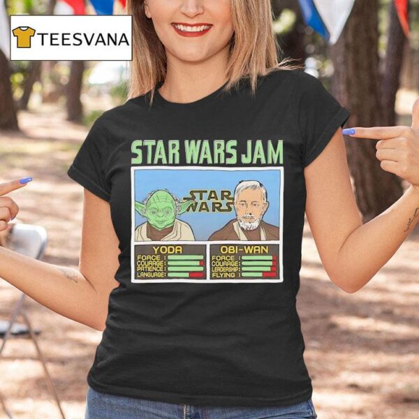 Jam Yoda And Obi Wan Star Wars Jam T Shirt