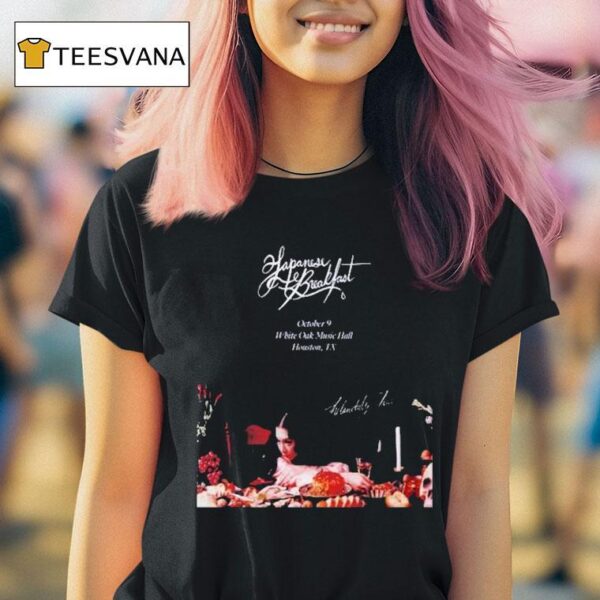 Japanese Breakfast Music Show At White Oak Music Hall On October Houston Tx T Shirt