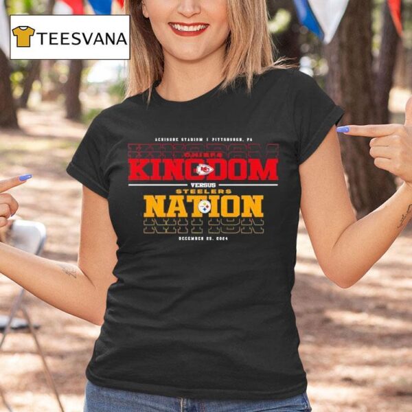 Kansas City Chiefs Vs Pittsburgh Slers Game Day T Shirt