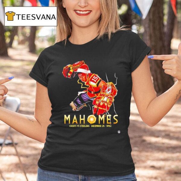 Kansas City Chiefs Vs Pittsburgh Slers Matchup Patrick Mahomes Arcane Character Vi Nfl Christmas Game On December Th T Shirt