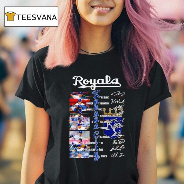 Kansas City Royals Signatures Team T Shirt