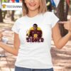 Kanye Udoh Signed Running Back Mays Landing Nj T Shirt