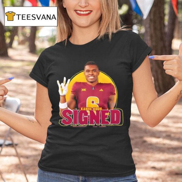 Kanye Udoh Signned Running Back Mays Landing Nj New T Shirt