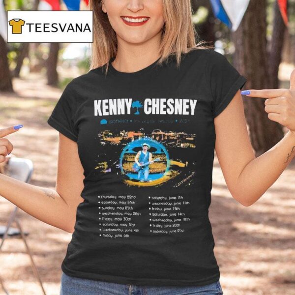Kenny Chesney Drone Shot Live Sphere Las Vegas Nevada Tour Dates T Shirt