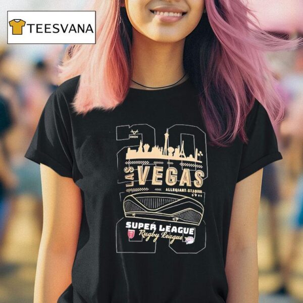Las Vegas Allegiant Stadium Super League Rugby League T Shirt