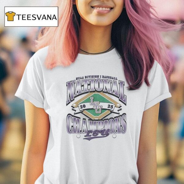 Lsu Tigers Brand Baseball National Champions Franklin T Shirt