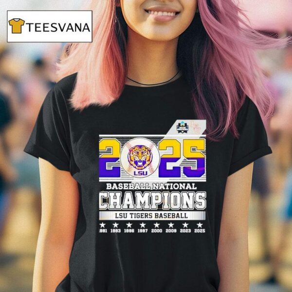 Lsu Tigers Baseball National Champions Ncaa T Shirt
