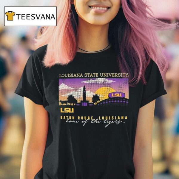 Lsu Tigers Big Tall Campus Scene Core Home Of The Tigers T Shirt