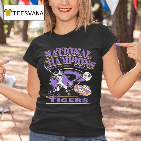 Lsu Tigers National Champions Ncaa Division I Baseball T Shirt