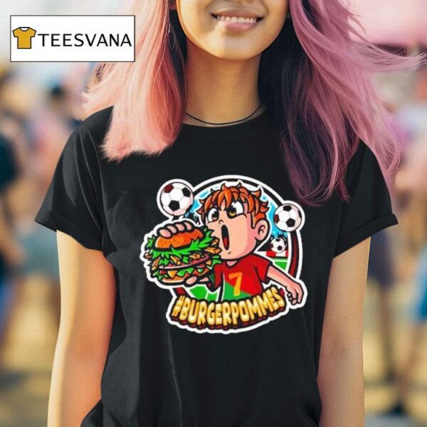 Lukas Burgerpommes Fussball S T Shirt